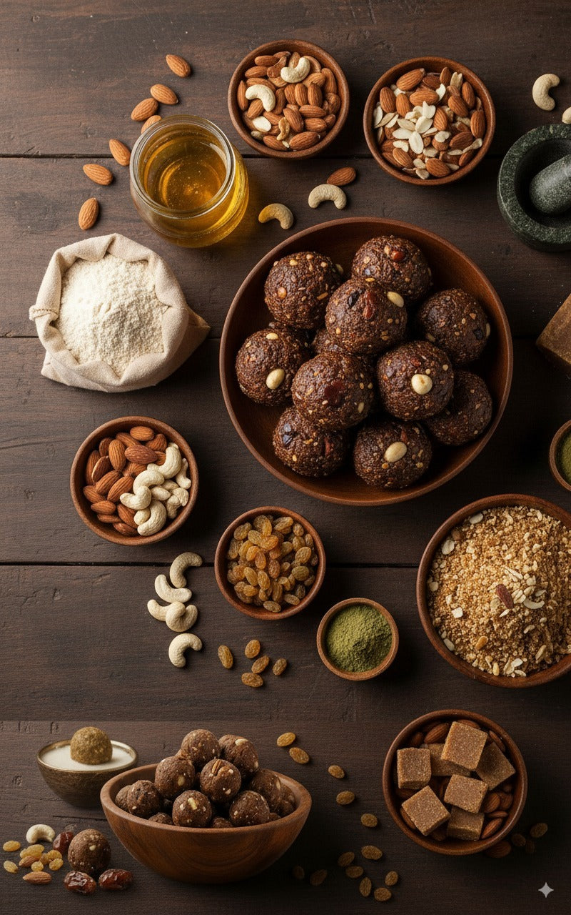 Vasukalphealth Desi Gond Laddu